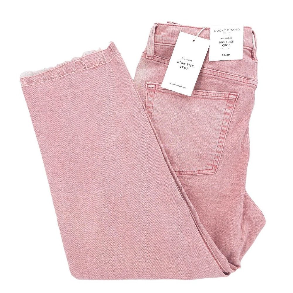 Lucky Brand Pink Ankle & Cropped Jeans